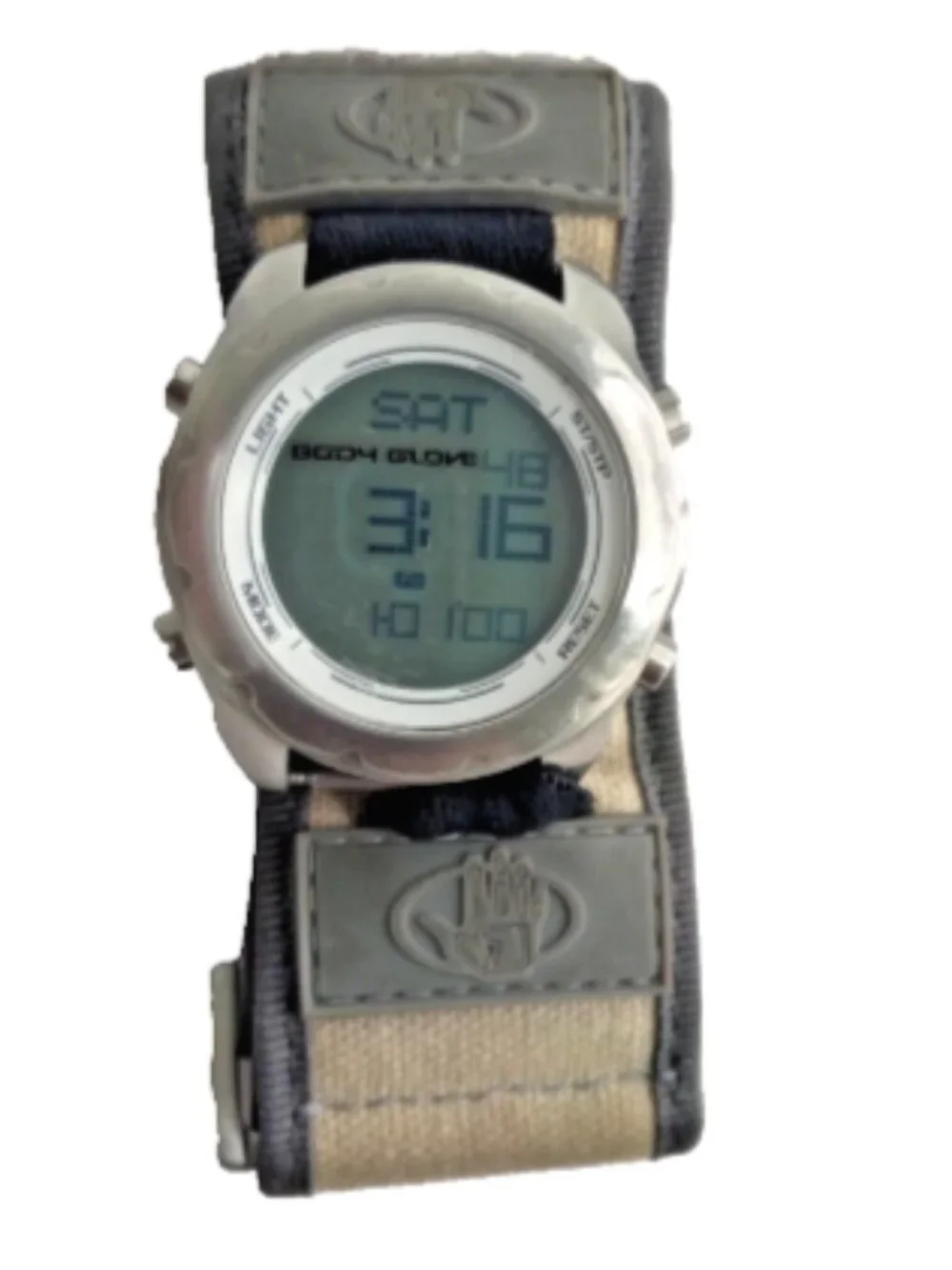 Body Glove BG30009 Digital Surf Watch Stainless Steel Japanese Movement Hook & L
